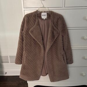 BB Dakota Women's Tan Faux Fur Jacket